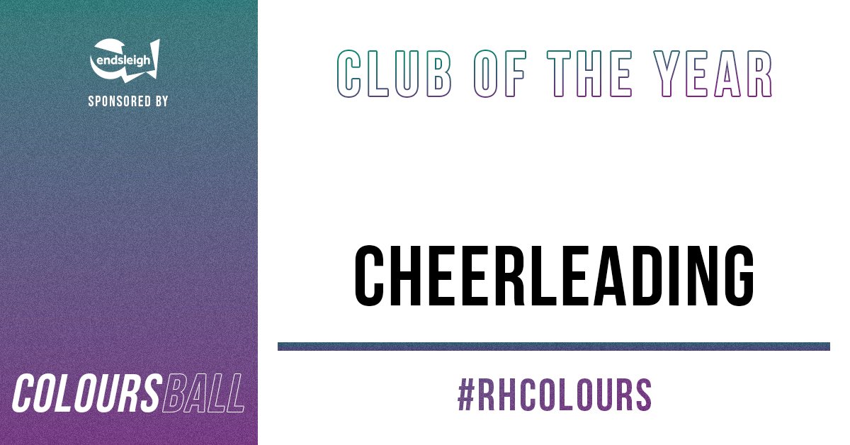 Club of the Year 2018/19 goes to 🥁... <a href="/RH_Cheerleading/">Royal Holloway Cheerleading and Dance</a>! 🙌 An incredible achievement - well done on a phenomenal year! 👏🐻💚💜 #RHColours🏆