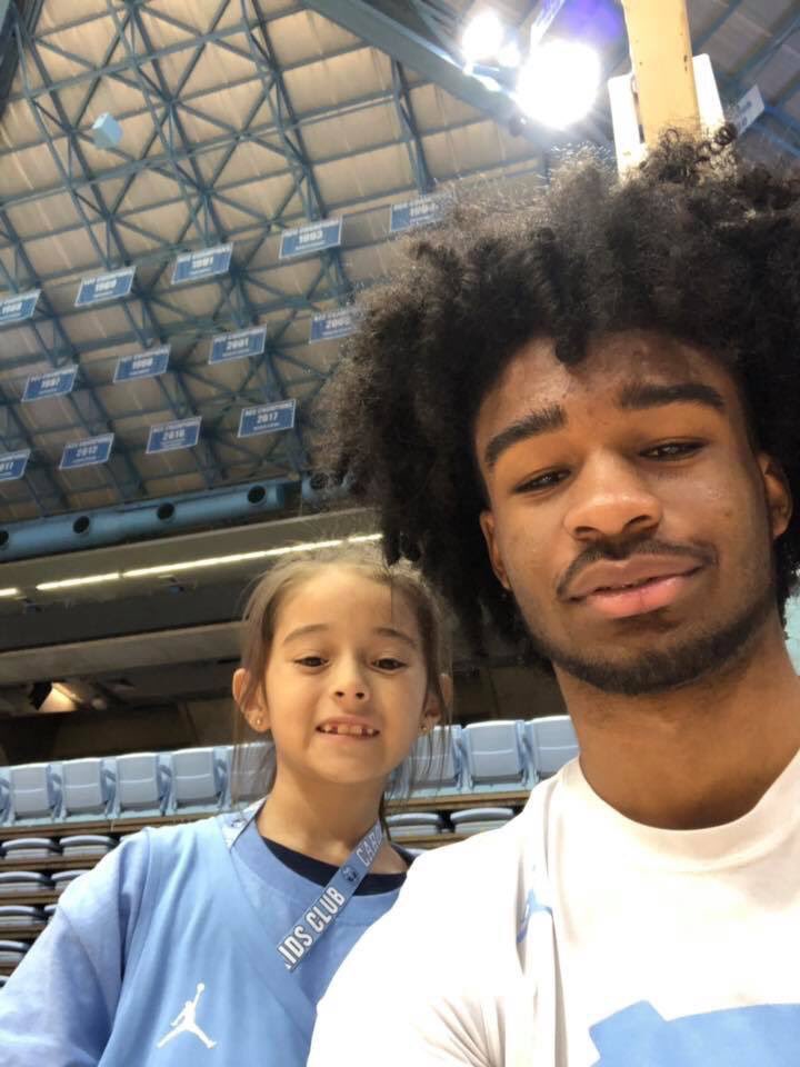 JabninersJavier's tweet photo. My daughters wanted to go to Build-A-Bear so we did. Well my oldest wanted a lion. When it came time to name him, she chose #CobyWhite! Once the name was decided on, we had to get a his UNC uniform to make everything complete ,#FavoritePlayer @UNC_Basketball #GoHeels #TarHeels https://t.co/n5cby17FEq
