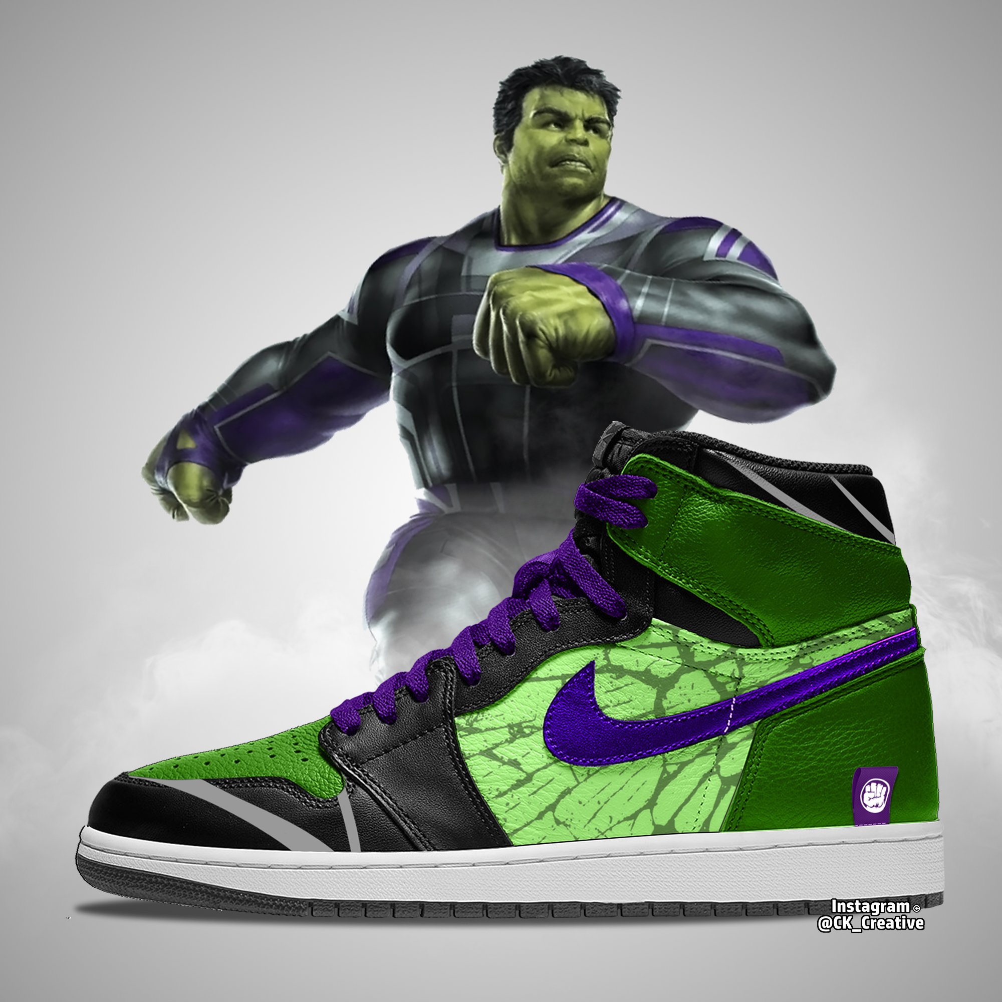 Chris Creative on Twitter: "Hulk Nike Jordan #avengersendgame # avengers #endgame #nike #nikejordans #jordans / Twitter