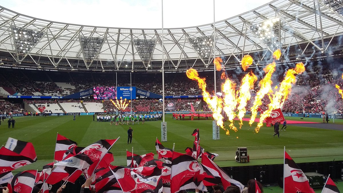 GeoffLaidler's tweet image. Great day @LondonStadium for the big @Saracens v @Harlequins match and to watch the fabulous @Stagecoach_GBR choir perform.