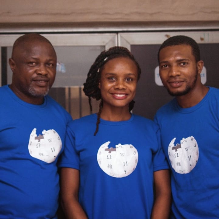 Ama_Eucharia's tweet photo. Thank you my top-notch facilitators for the insights๐ค.
I am grateful @olushola73, President Wikipedia UG Nigeria @preciousayara and @stoneimonitie.
#internationalwomensday
#wikieditor
#wikipedia
#wikimediang
#iwd2019
#balanceforbetter
#iwdedo https://t.co/MPGincD7ok