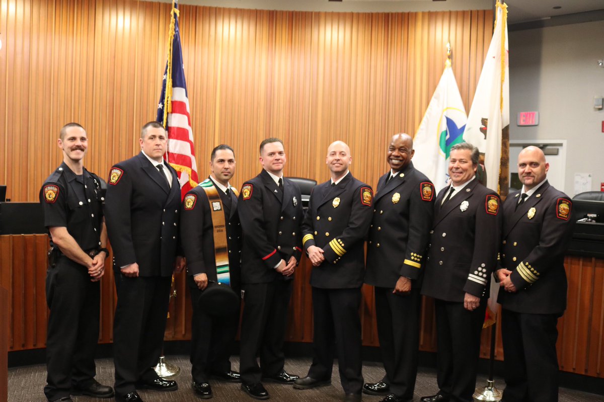 VallejoFire's tweet photo. #Vallejo #Firefighter Promotional Badge Pinning Ceremony! Hard Work Serving Our Fine Citizens Of Vallejo Has Paid Off! Congratulations!
#BAFN
@CityofVallejo @vjotimesherald @KTVU @kron4news @abc7newsbayarea https://t.co/aSOHdsgzoP