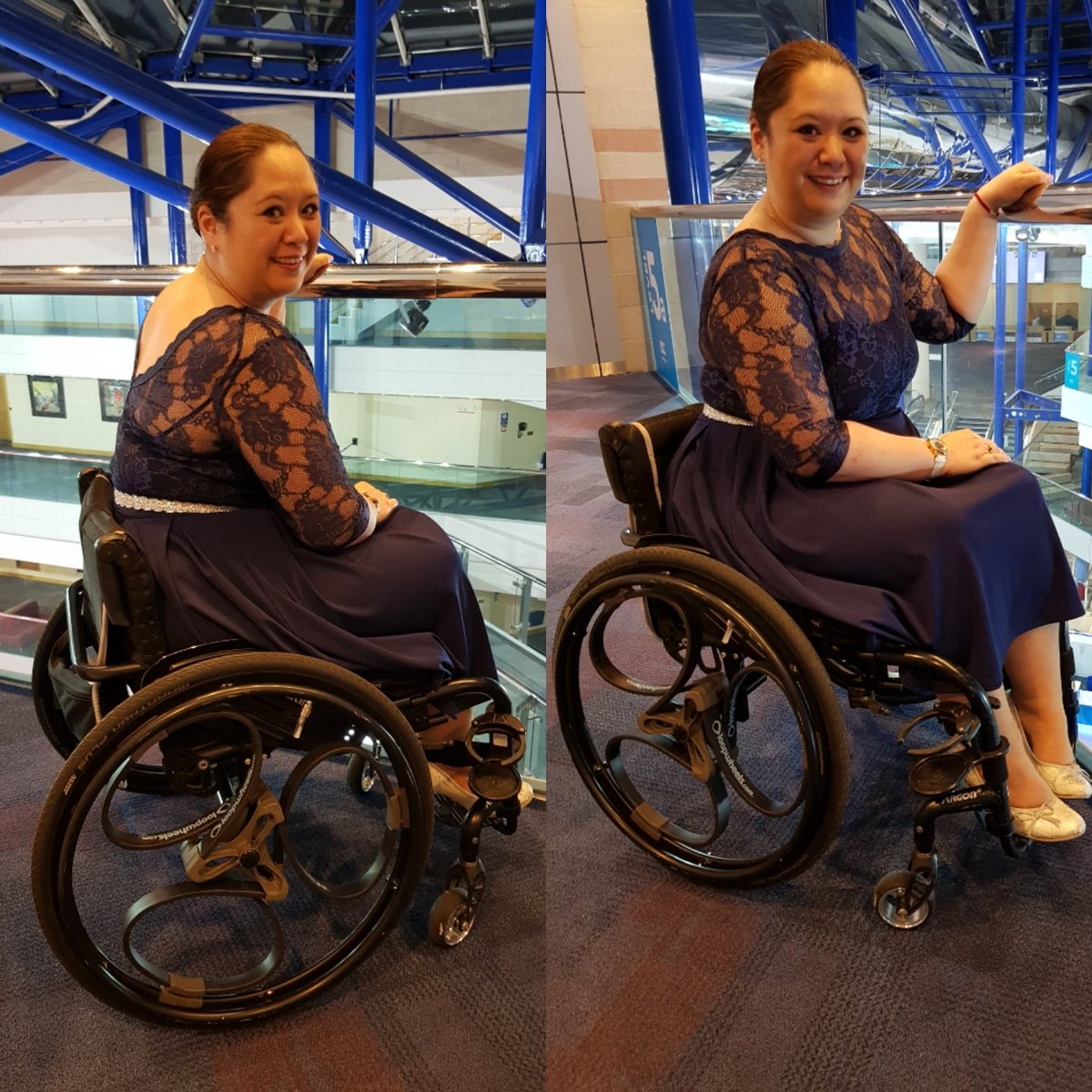 refinedwithgold's tweet photo. I took the Loopwheels out for a bit of glamour tonight. They're slightly heavier than the wheels I originally got but once on my chair it's not noticeable.
#loopwheels #wheelchairgirl #wheelchairtennisplayer #wheelchairtennislife #wheelchairmodel #wheels #suspension #coolwheels https://t.co/7FjXDBe1Oy