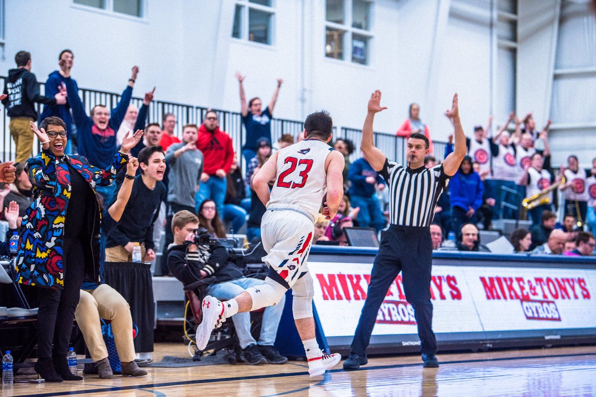 RMUMBasketball's tweet photo. #CIT19 round 2 continues at 1:00 PM tomorrow(3/24). You ready to #PacktheNAC @rmucrazies ? https://t.co/DOcdKdtGhS