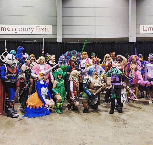 WeAreCosplay's tweet photo. We are so in love with this group.#c2e2 #mastersoftheuniverse #wearecosplay https://t.co/eOATD1MbDS