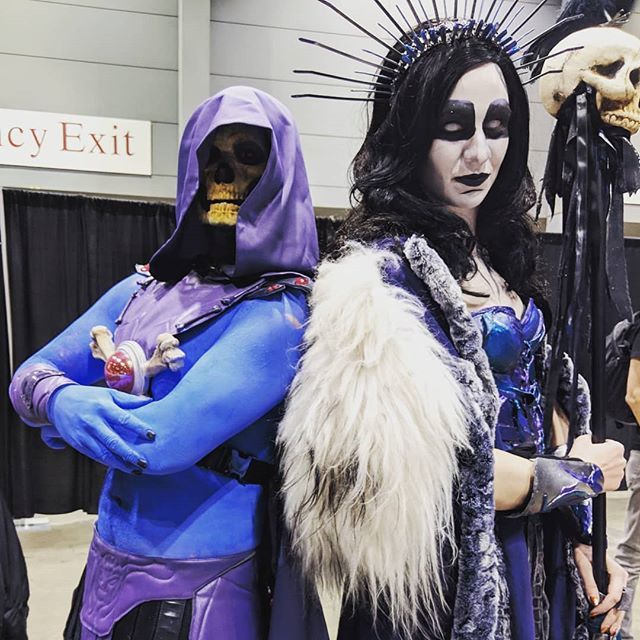 WeAreCosplay's tweet photo. Welcome to the bone zone. #c2e2 #wearecosplay #skeletor https://t.co/2KOSXpkhXx