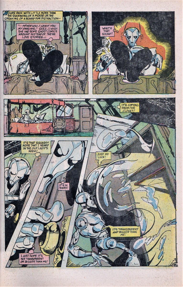 odhurt's tweet photo. E-Man issue 7 by #NicolaCuti and #JoeStaton.  Plus you get another #Rog2000 story by Cuti and #JohnByrne.   Fun, solid issue but not fond of the quasi-painted cover. Good old pen and ink Staton is fine just the way it is.  #CharltonComics https://t.co/E4uGKv0fBz