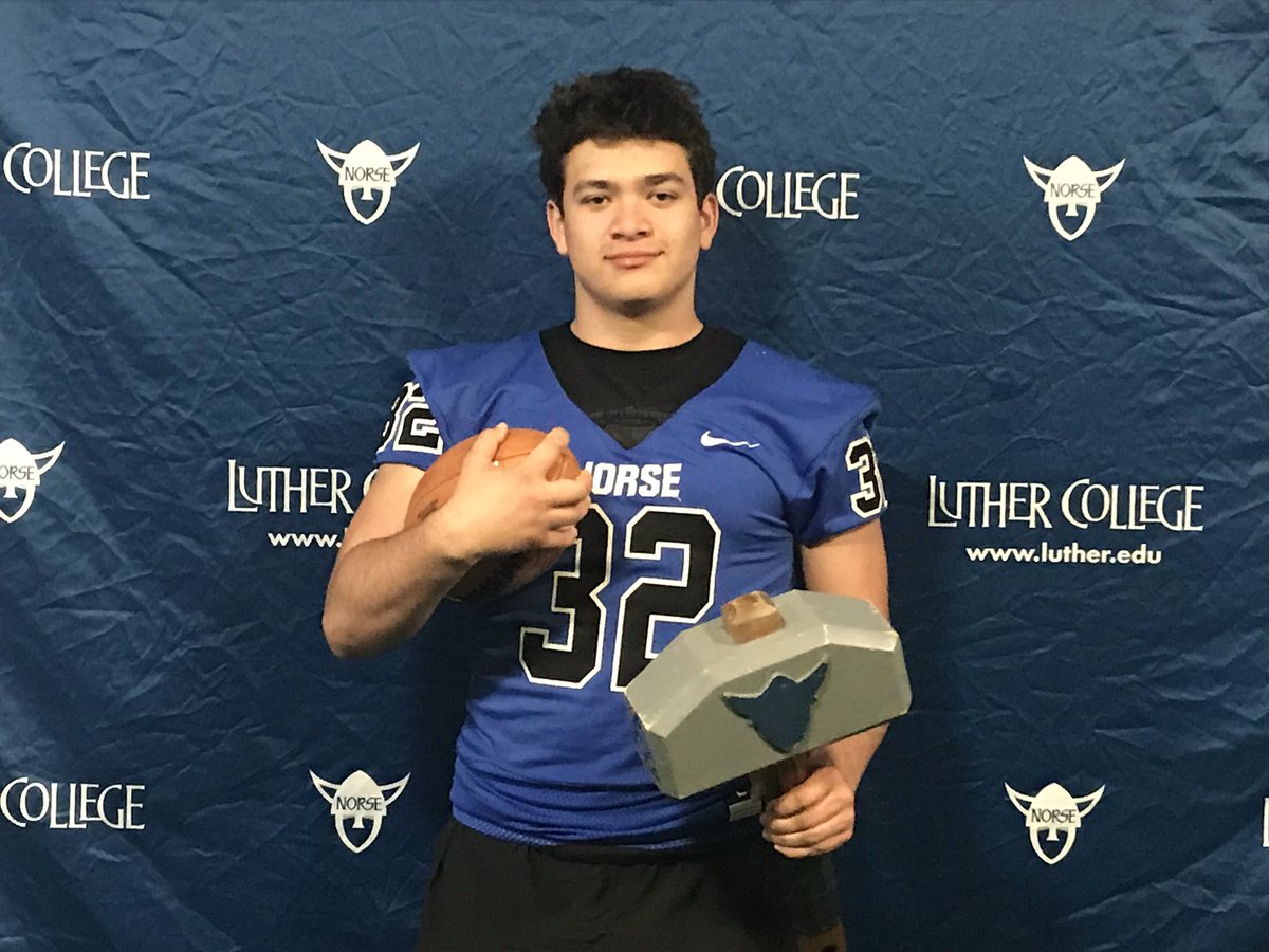 ajjohnson3035's tweet photo. Had an amazing visit it Luther college this week. Thank you to my host and the coaches for the tours and walkthroughs. Also excited to say I have received an offer while on the visit!!!   @thompsonsctg @LutherFootball @Casa_Football @zone_athletics https://t.co/TIzSRiPcov