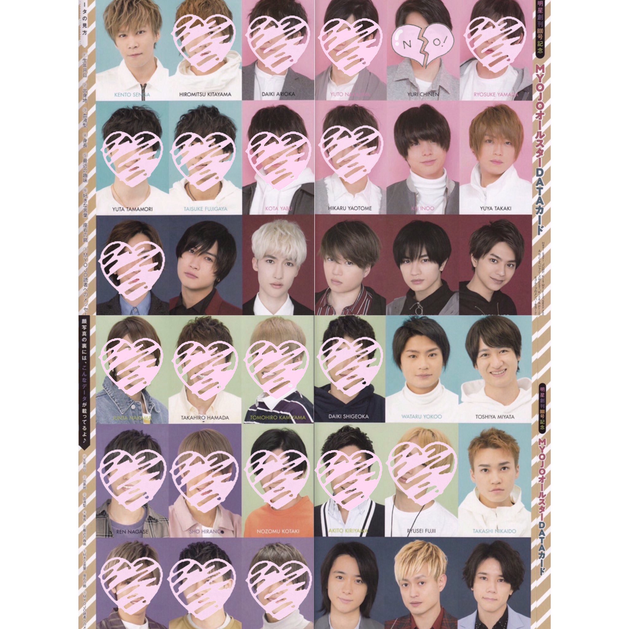 Myojo 5月号 データカード