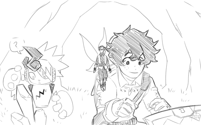here's a continuation of my bnha/zelda multiverse piece, my sibling and i where discussing who'd denki be and this is what came up :D lol.
instagram- KimbolT
tumblr- Kimboltart