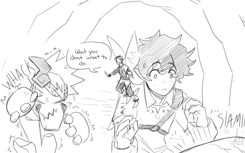 here's a continuation of my bnha/zelda multiverse piece, my sibling and i where discussing who'd denki be and this is what came up :D lol.
instagram- KimbolT
tumblr- Kimboltart