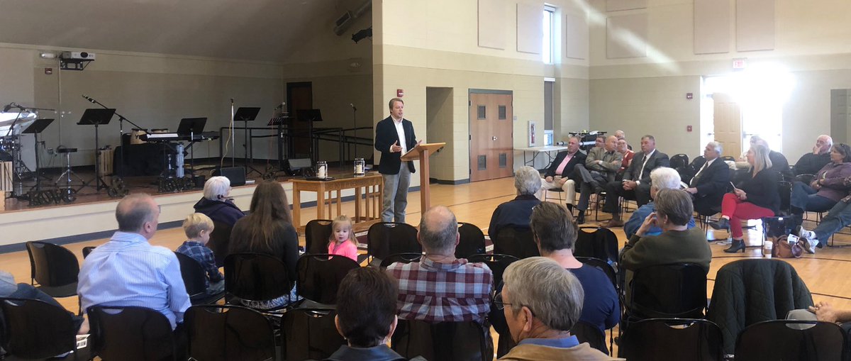 CBoothVA's tweet image. Thank you everyone that came out to the Botetourt County Republican Committee forum today. It was great to meet with people and see such support.