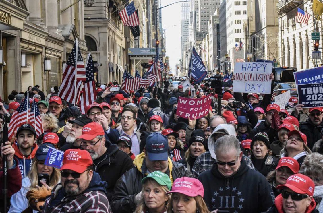 Deplorableshow's tweet photo. May be a bit early to declare a national holiday but it sure is FUN 🤣🎉🇺🇸 #maga #nocollusion #FreedomIsFun #deplorables https://t.co/KjpTUcNfPS