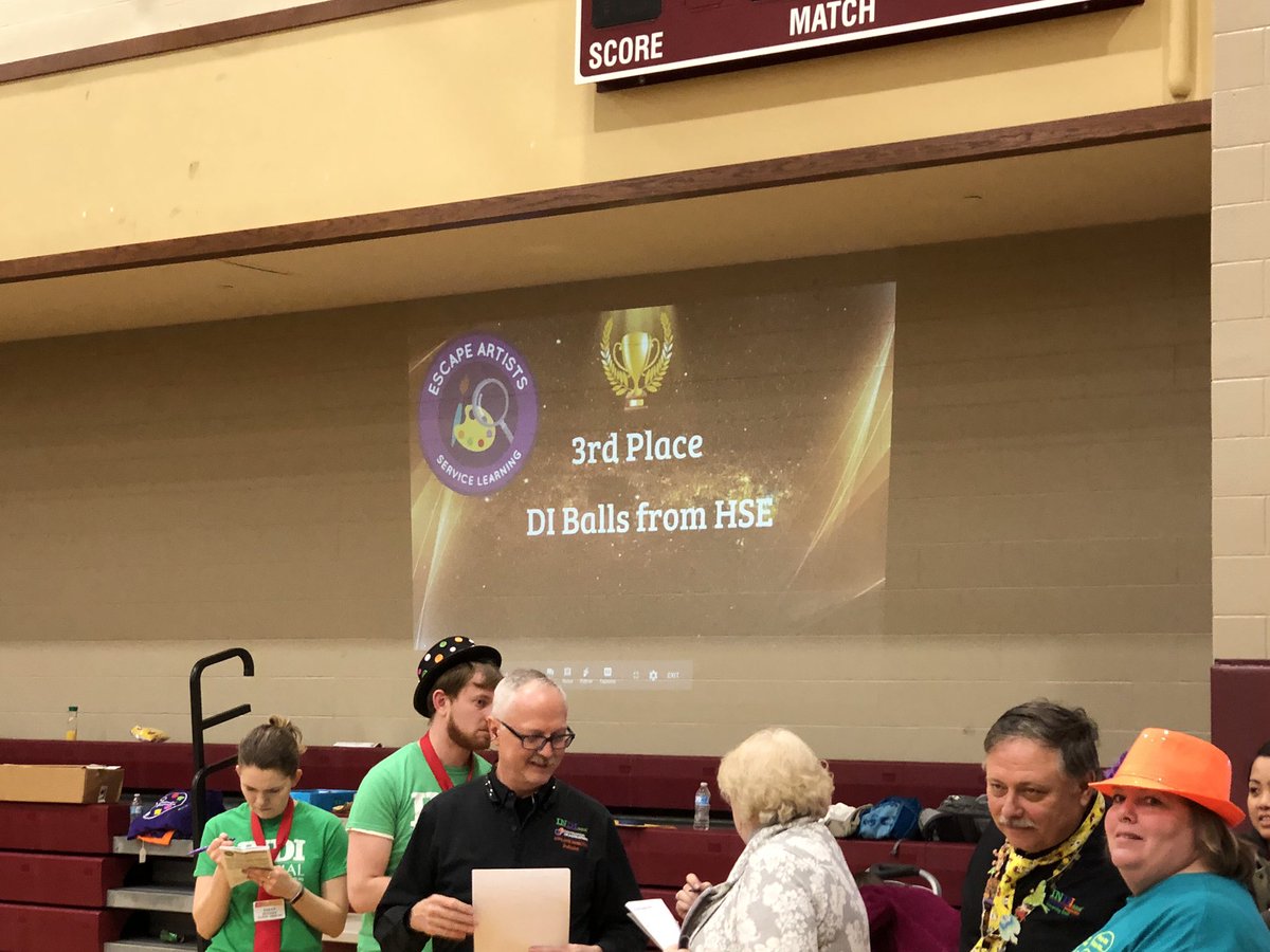 Congratulations to the Destination Imagination Team DI Balls for placing 3rd in the state at Affiliate Finals. Great work with #mentalhealth and continued work in the community. ❤️ <a href="/HSEDINation/">HSE DI</a> <a href="/FCEhse/">Fall Creek Ele.</a>
