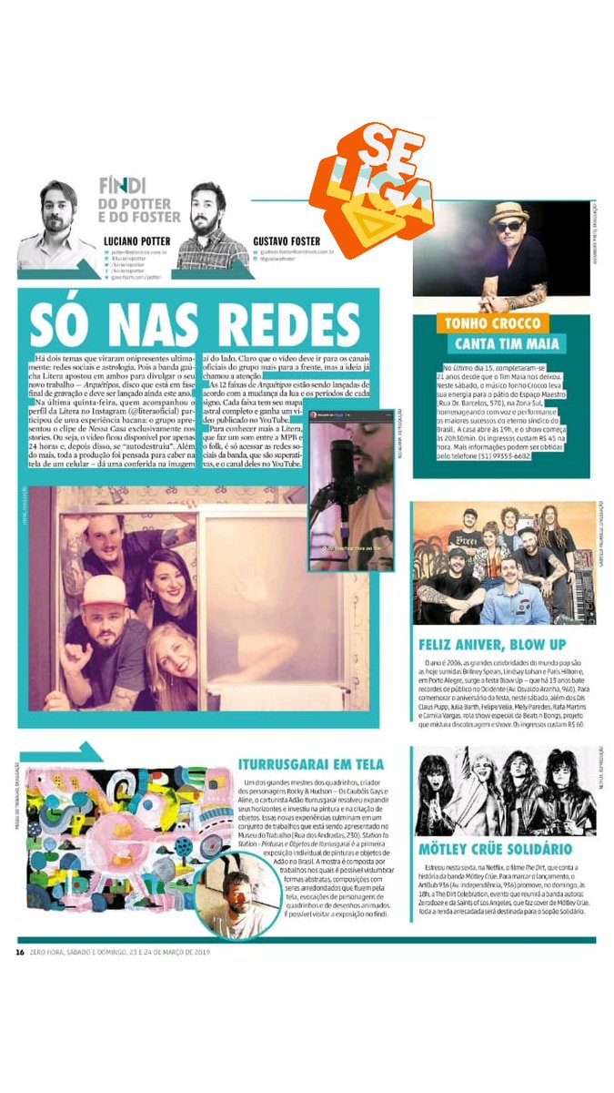 literaoficial's tweet photo. Mãe!!! Estamos na ZERO! https://t.co/aAetUWEV3j