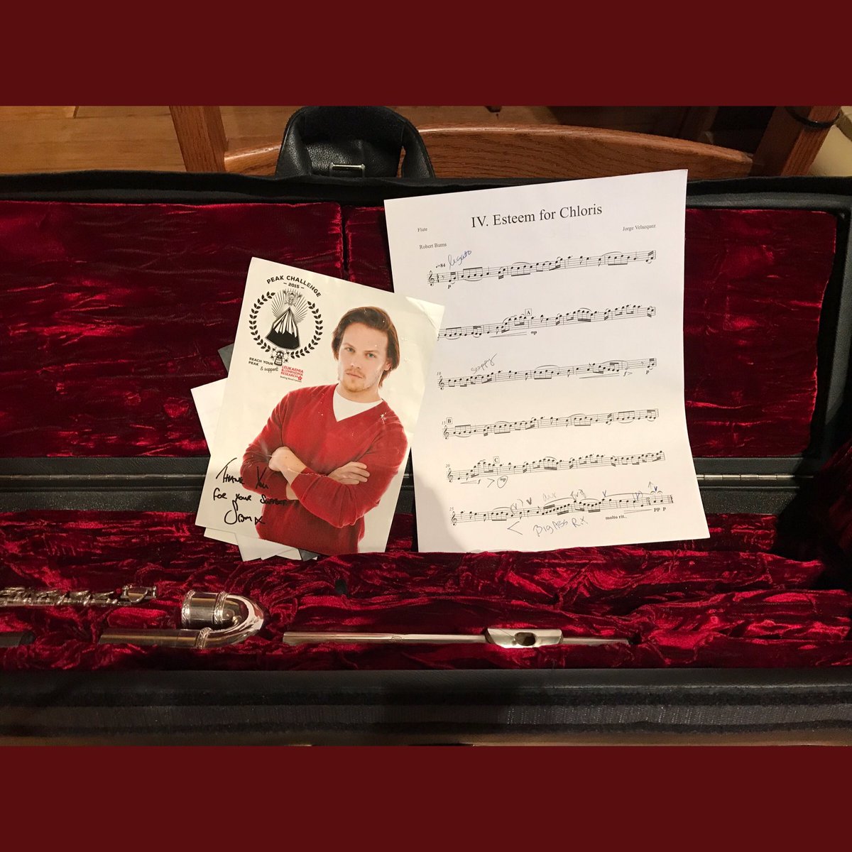 flutist_kim's tweet photo. Final dress rehearsal for the #EsteemForChlorisSongCycle #WorldPremiere next week at #TrinktyNOLA (during their 21st annual #BATC)  •.Jorge says it’s sounding like what he envisioned! • #MPCSam has been in my case since all this started, encouraging &amp; judging 😂 • @Albinas125 https://t.co/DtCrvCqUa2