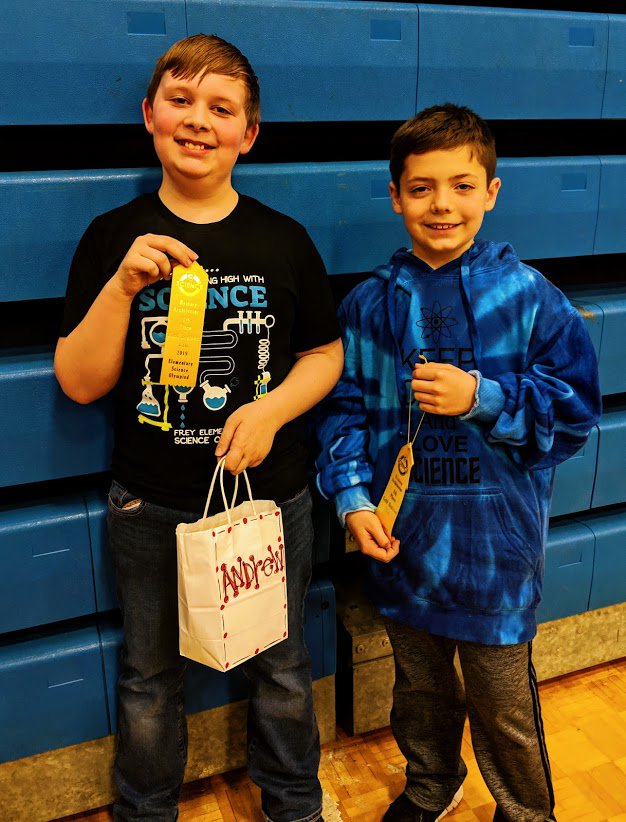 freySTEMlab's tweet photo. We were ALL winners, but these 4 duos placed in their EVENTS!! Love their HAPPY smiles!! #ScienceOlympiad @FreyFlames @cobbscience #PROUDcoach #FirstYEARteam https://t.co/NGsKqR4LLW