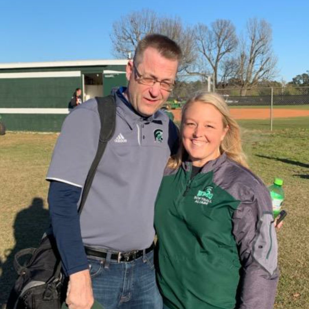 BrojanBaseball's tweet photo. Legendary Trojan Ace @madilynn53 Madi Johnston stopped by to support @UMOSoftball and told me to tell the Bros she's coming back in May for a Regional! #MJ #21 #ShesAWizard #ShockSquad https://t.co/1SqFxs2O0a