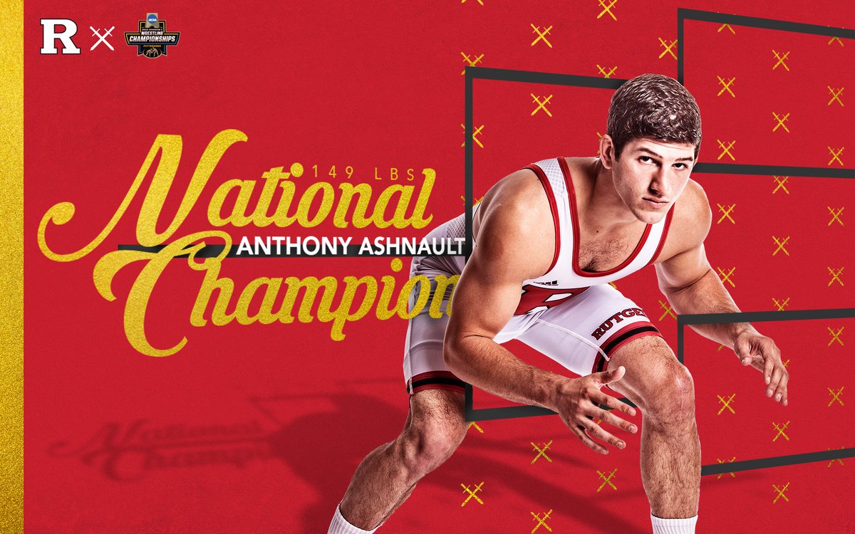RUWrestling's tweet image. BOOM! Anthony Ashnault is your 149-pound NCAA Champion!
 
#RelentlessPursuit | #NCAAWrestling