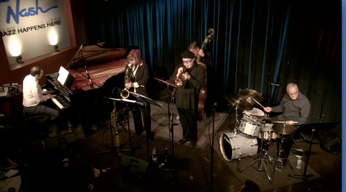 DmitriMatheny's tweet photo. Bright moments @TheNashJazz with #AngeloVersace #MaryPetrich #DwightKilian and #DomMoio! #CelebratingArtFarmer photo by #NoalCohen https://t.co/gJ3SLtB7Jw