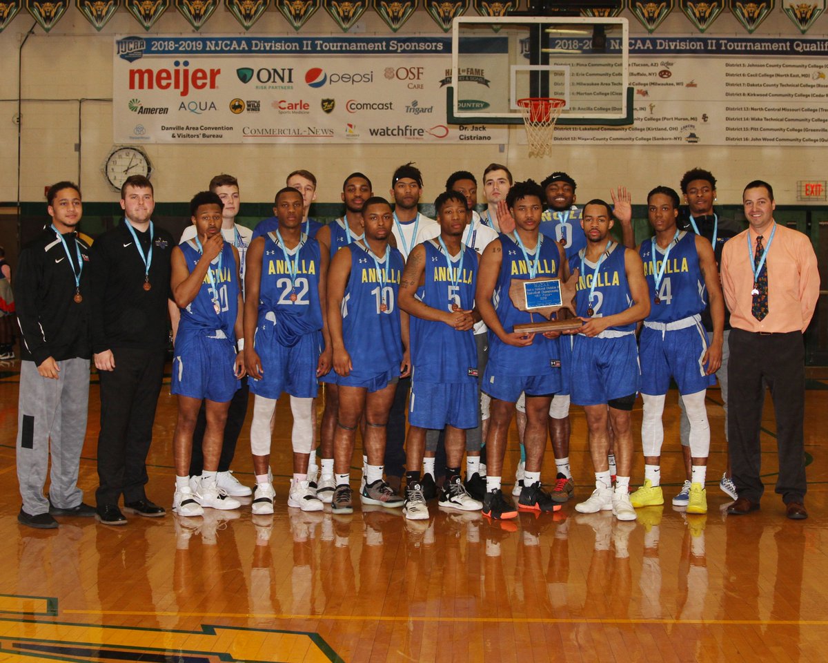 NJCAA Tournament (@njcaatournament) on Twitter photo #NJCAA DII Men's Basketball National Tournament 8th Place Award Photo
<a href="/AncillaMens/">Ancilla College Mens Basketball</a> <a href="/ancillachargers/">MUAC Athletics</a> #NJCAA DII Men's Basketball National Tournament 8th Place Award Photo
<a href="/AncillaMens/">Ancilla College Mens Basketball</a> <a href="/ancillachargers/">MUAC Athletics</a>
