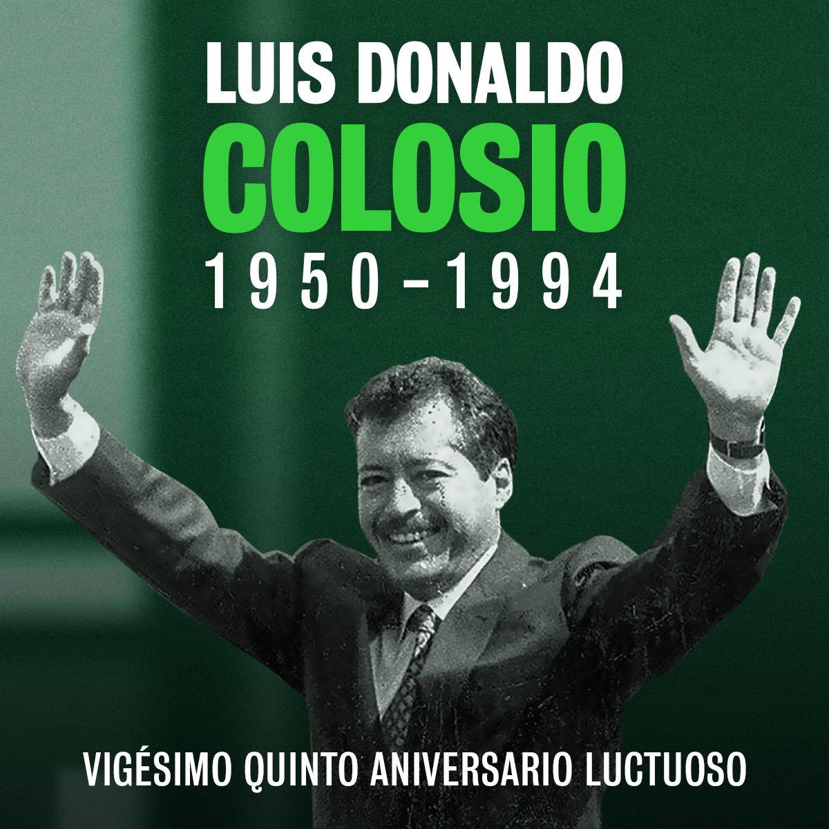 Calero_GTZ's tweet photo. "Nadie podrá asegurarnos un papel en la transformación de México si nosotros no luchamos por él".
Luis Donaldo Colosio. 
#ColosioVive https://t.co/tyMkrRlPNT