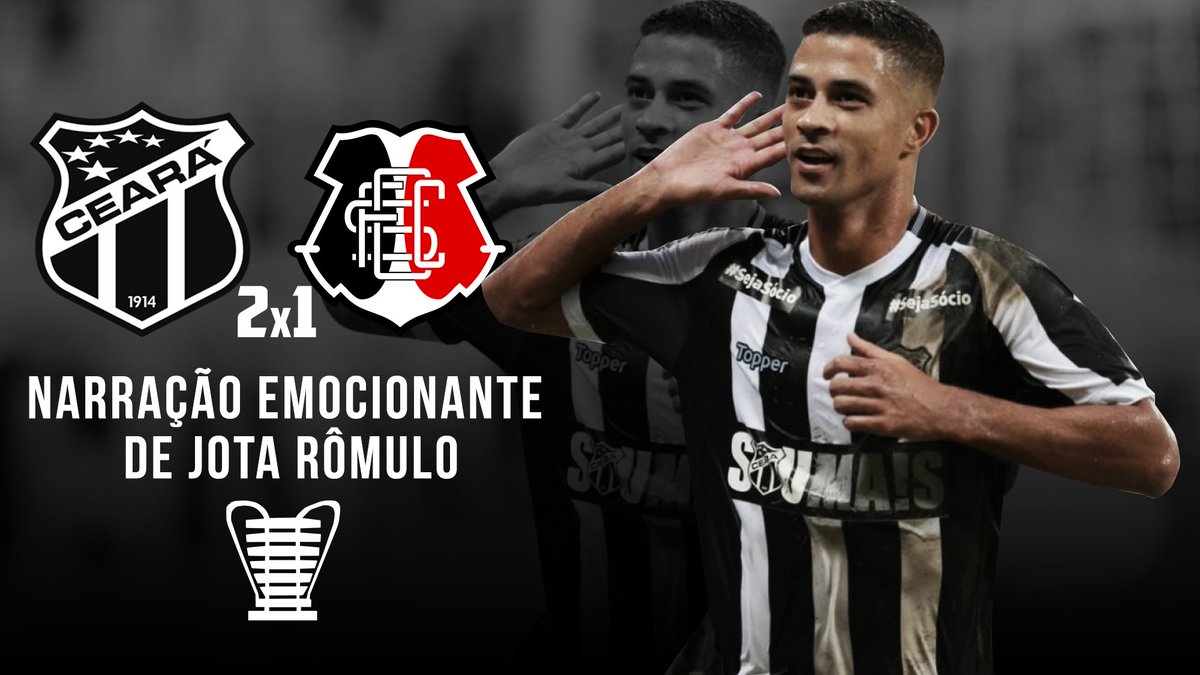 ceara_1914's tweet photo. Narração emocionante de Gomes Farias no gol de Ricardo Bueno (Ceará 2x1 Santa Cruz)
https://t.co/DC7glL6h0c https://t.co/9oI5Xpv7E1