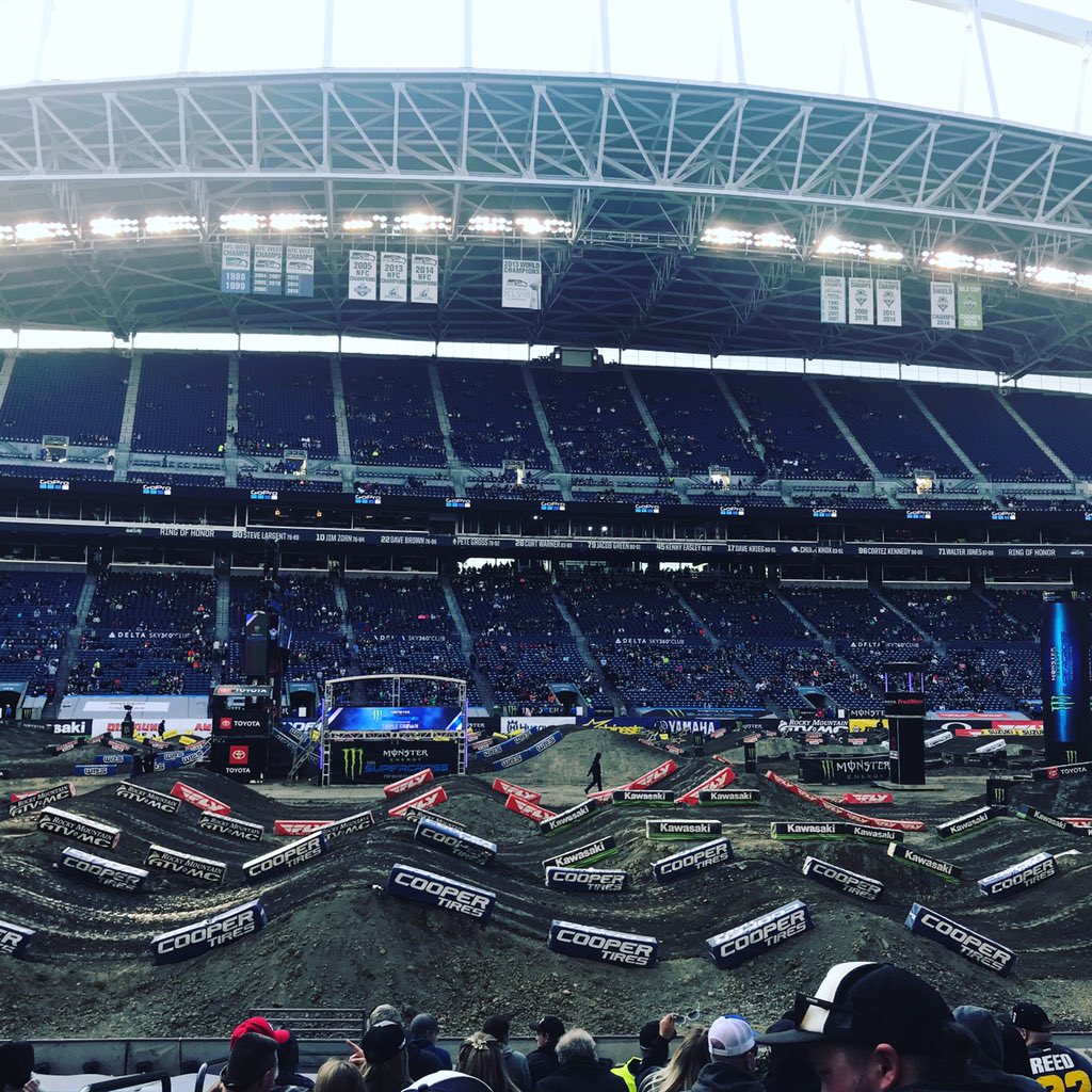 Seattle supercross number 23. #SupercrossLIVE