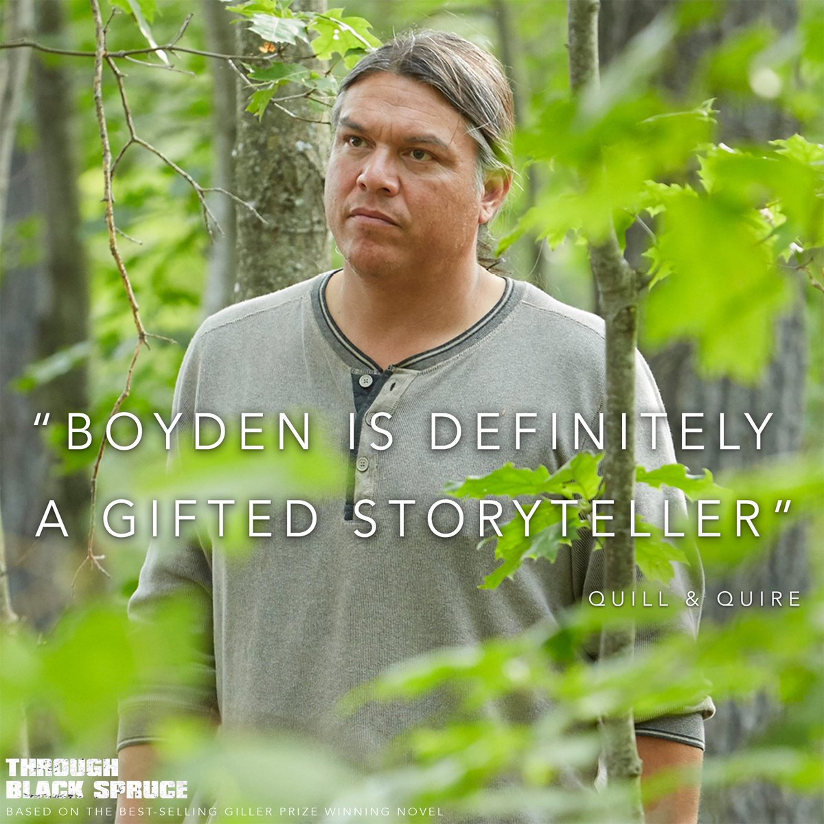 From internationally acclaimed author Joseph Boyden comes the astonishingly powerful novel, #ThroughBlackSpruce 📖 Now adapted into a screenplay 🎥 Opening in theatres on March 29th. #whereisshe