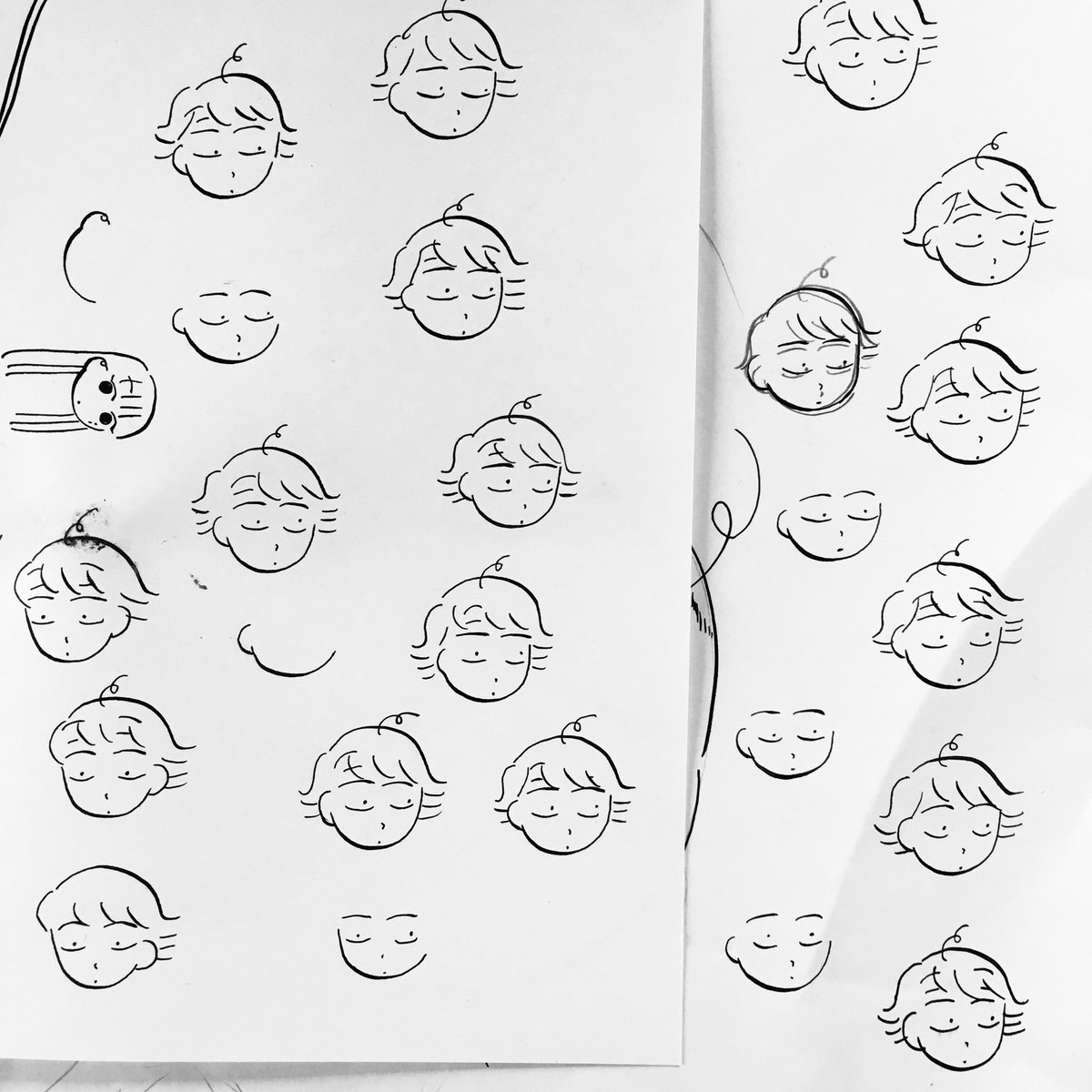 「平平平… 」スケラッコの漫画