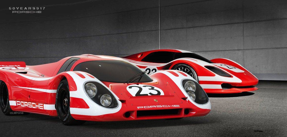 LMPone's tweet image. 50 years apart, so much different, so much the same... #Porsche #917K #LeMans24