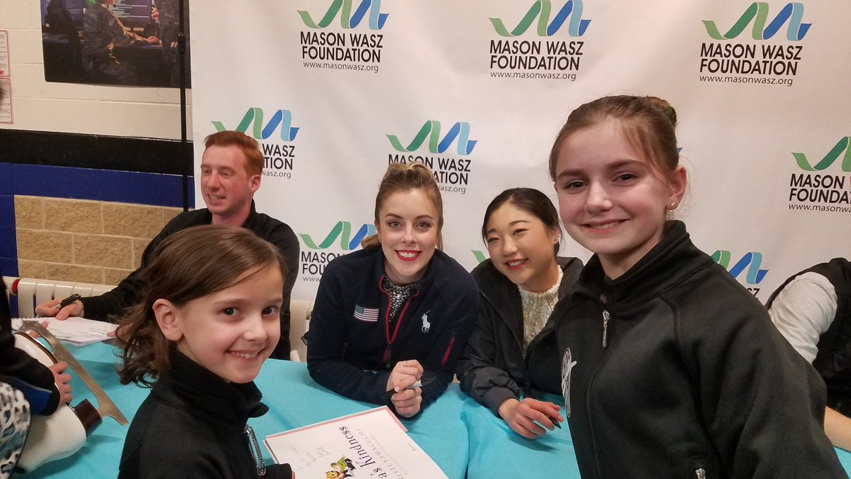 lyteCJ's tweet photo. My girls are feeling inspired watching the first female quad at #WorldFigure and having met their idol, @AshWagner2010, this past week! https://t.co/31szgt6H9W