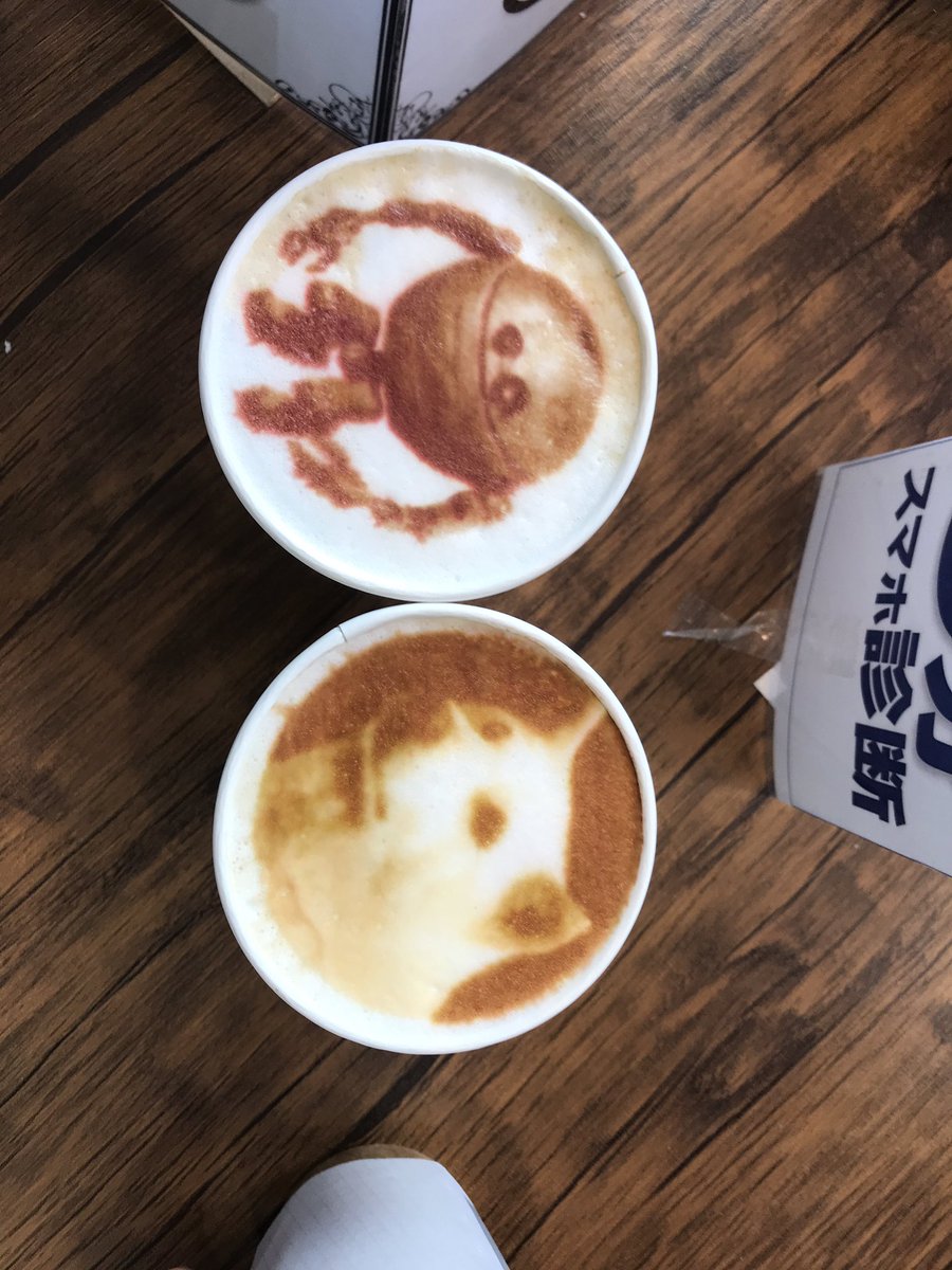 ohnotetsuya's tweet photo. #ギガ国カフェ #ラテアート https://t.co/2keulmRYd1