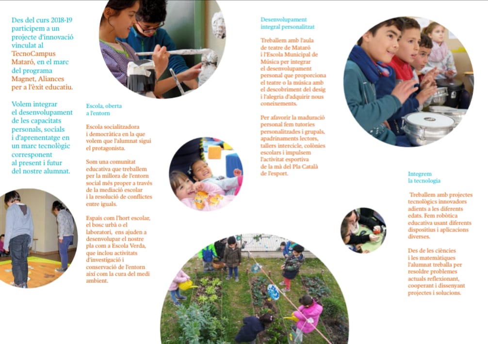 EscolaRocafonda's tweet photo. Avui, diumenge d'11 a 13h, jornada de portes obertes. Sereu molt benvinguts!!
@TecnoCampus @EducacioMataro @aliancesmagnet @FundacioBofill @educaciocat @SEmataro https://t.co/LuncrNQLU1