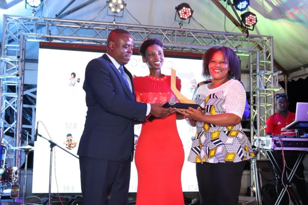 willynyamitwe's tweet photo. Congratulations to Bernice the Bel, the  winner of the 7th #Isanganiro_award with 52 votes for her song #Iwacu. She will represent #Burundi in #Benin #SICA, a cultural event to promote “mordern music of traditional inspiration”. https://t.co/i6Dq8cXpfz
