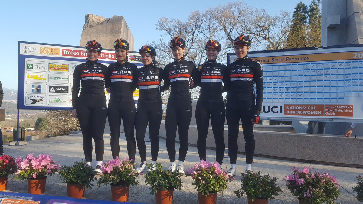 TrofeoBinda's tweet photo. Team CC Pavé76 - APB WJ Development Team #TrDaMoreno #Junior #TrBinda #UCIWWT https://t.co/IHMlaRdlKe