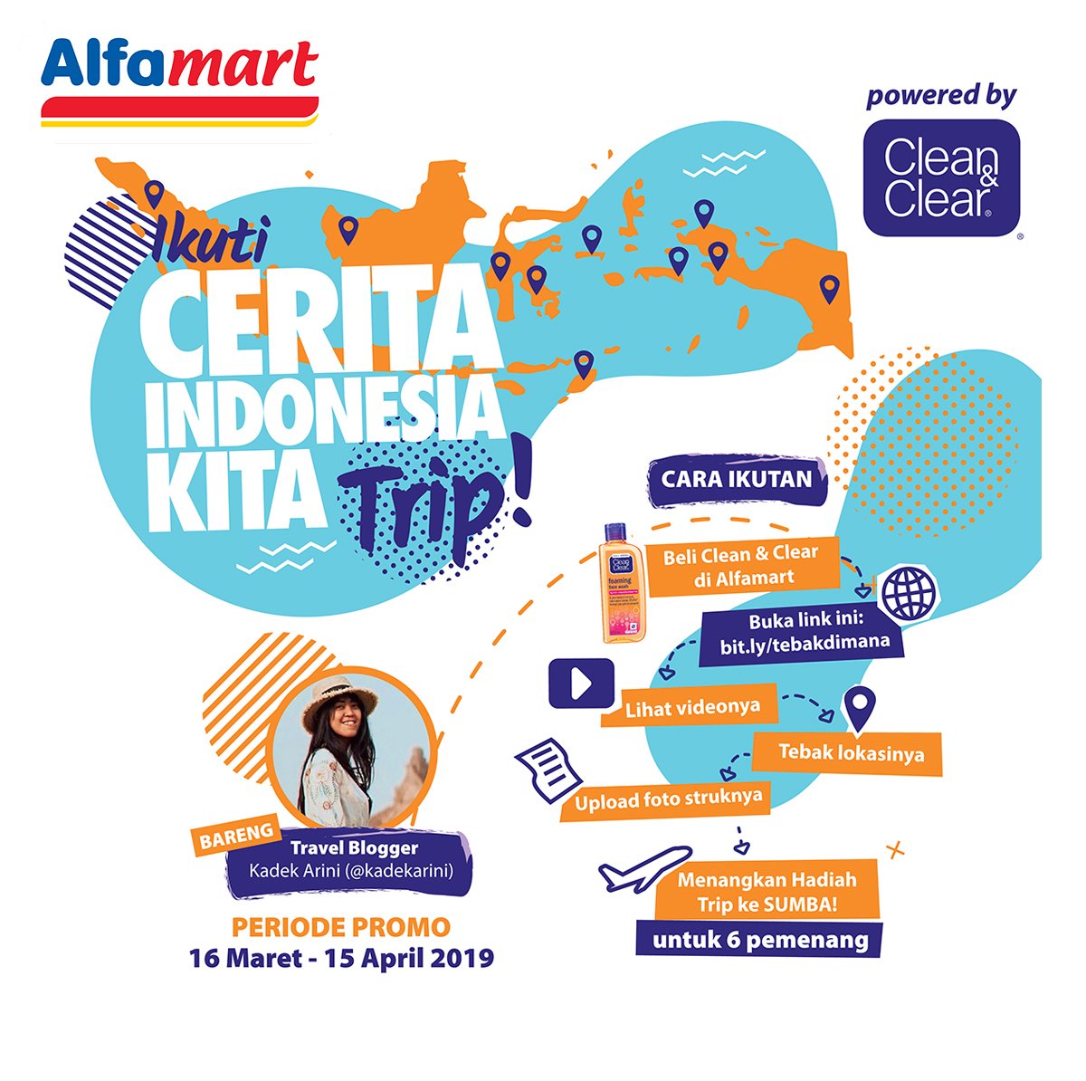 Keindahan alam Sumba udah nunggu kamu nih buat dieksplor! Mau menangin Trip Gratis ke SUMBA bareng <a href="/cleanandclearID/">Clean&Clear INA</a> dan travel blogger <a href="/kadekarini/">kadek arini gayatri</a> di program #CeritaIndonesiaKita?