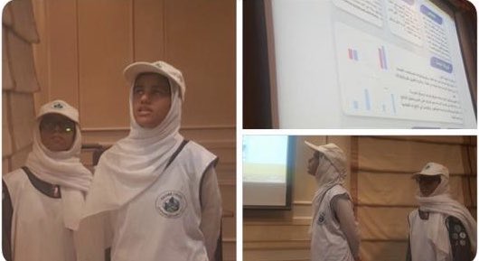 تم عقد اجتماع مع المدير العام 🔺علي الجهوري 🔺لمناقشه مواضيع جلوب ويتم عرض فيديو لفعاليات وانجازات المدارس وعرض البوسترات لبحوث٢٠١٩