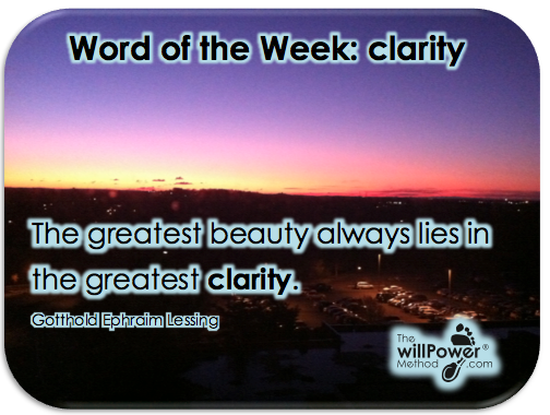 willPowerMethod's tweet image. Word of the Week - clarity buff.ly/2UQJJi1