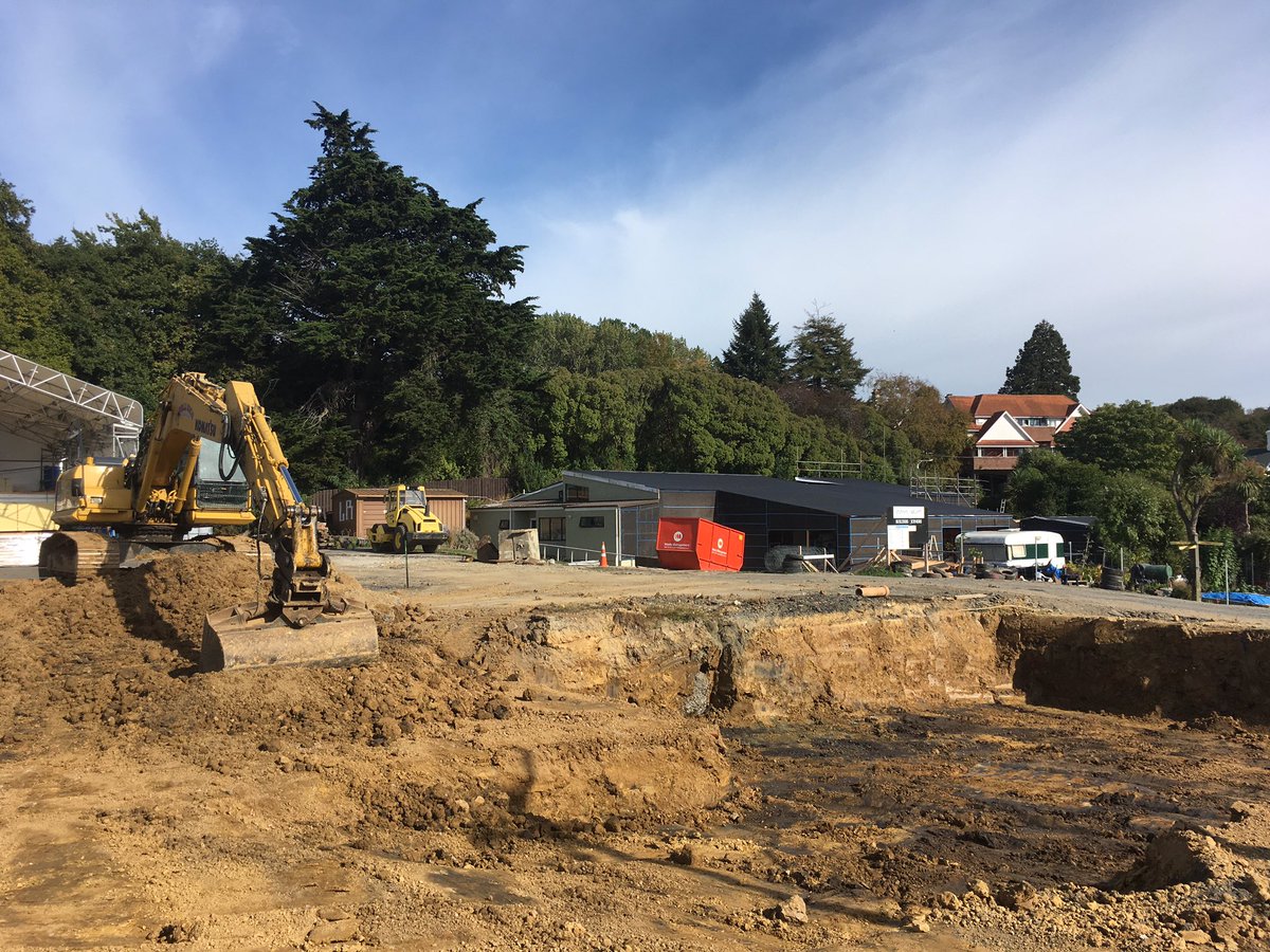After a bit of a delay due to softer than expected ground conditions, work has now started on the floor slab of the High St building. Contractors are now sorting the ground under the Alva St building #cohousing #passivehouse