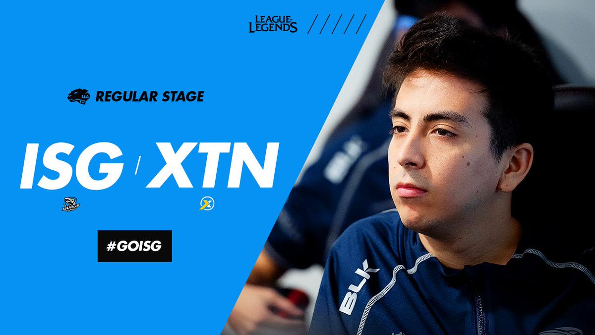 #ISGLOL 

¡En minutos enfrentamos a <a href="/XTENEsports/">XTEN Esports</a> por el último partido de la fase regular! 

📺 twitch.tv/lolesportsla  

#GoISG🦈