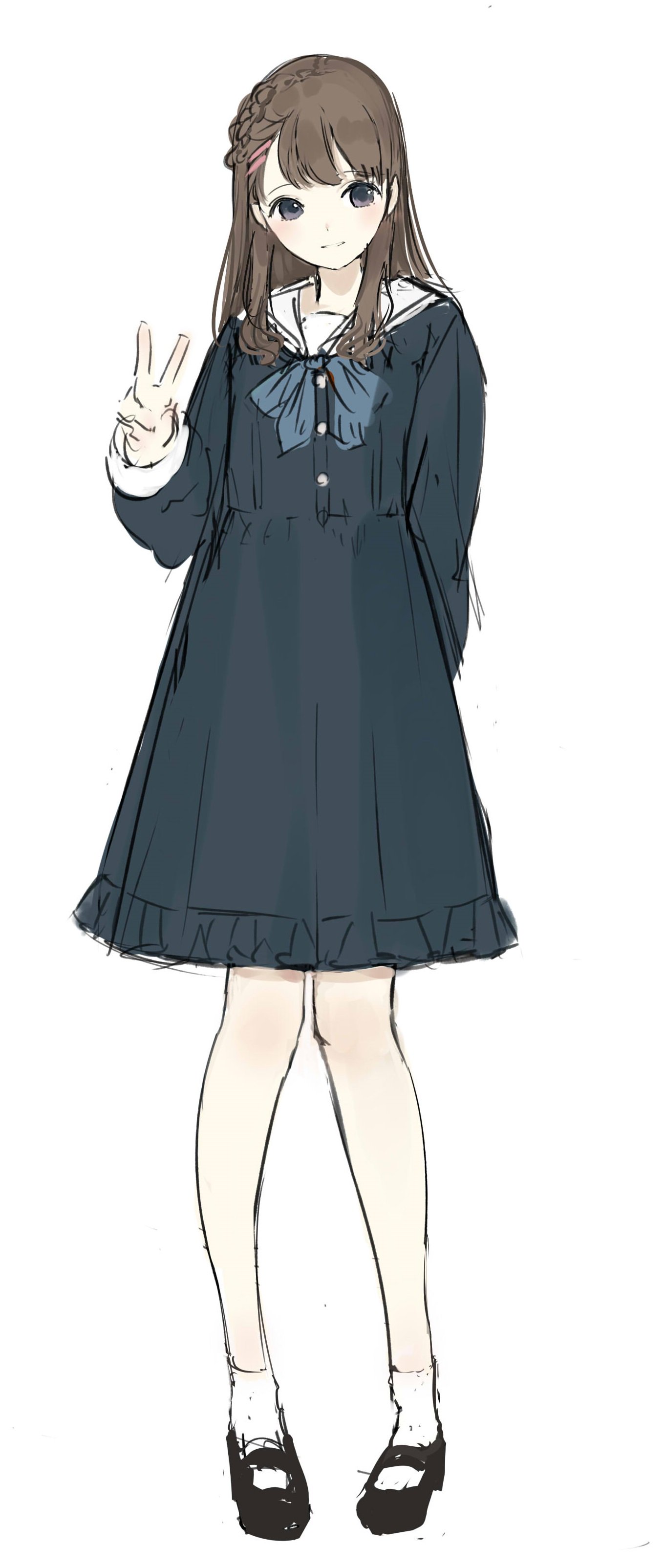 栞しい ワンピース型の制服可愛くて好きっていう落書き T Co Qohiruhtac Twitter