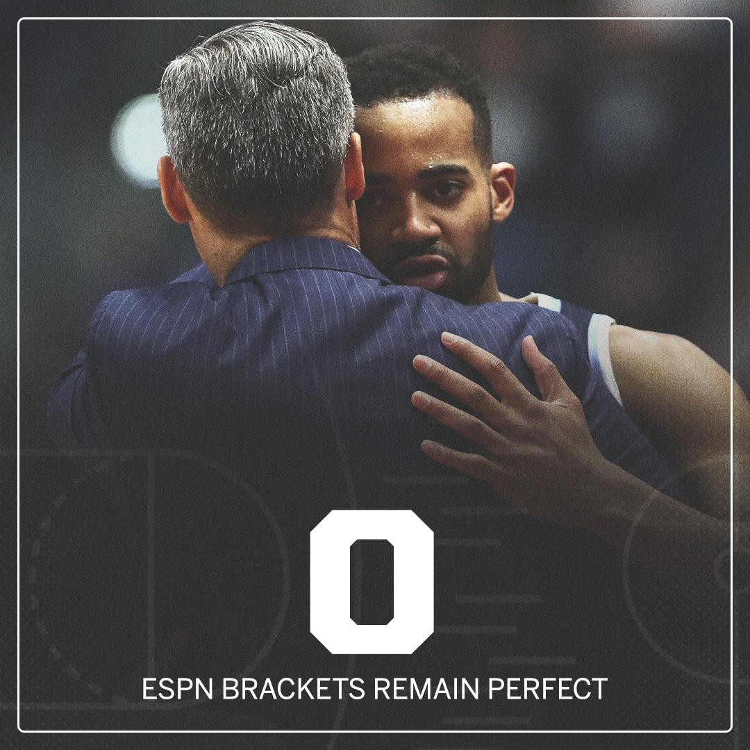 ESPN on Twitter "NO. MORE. PERFECT. BRACKETS. After 39 games and 17.2