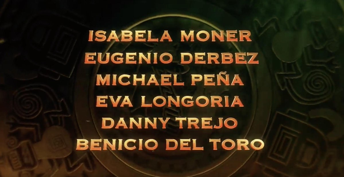 Correct me if I'm wrong, but I believe #DORA is the second Hollywood studio system US Hispanic film to be developed since FOX's 2003's 'Chasing Papi'. Look at this credits list. This image is a rarity to my eye. To see this many Latino names fronting a Hollywood film? #pinchme