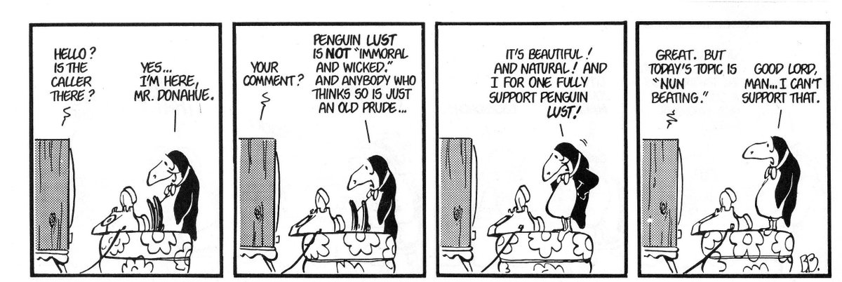 Phil Donahue, Opus, penguin lust, nun beating and two cartoons - Democratic Underground Phil Donahue, Opus, penguin lust, nun beating and two cartoons - Democratic Underground