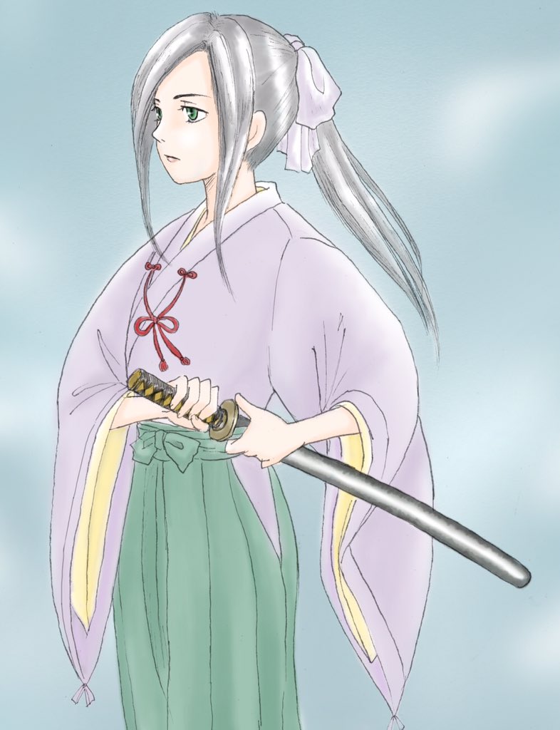 もんじろう Sur Twitter 冒頭で登場します女剣士 静香 は 虹丸 からの登場 こちらは 虹丸 進行時にいただきました相互様 ひなたぼっこ 様の静香イラストでございます とても素敵です このイラストも今作の着想には とても大きかったです いつも大感謝