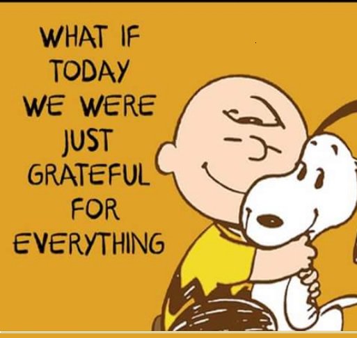 What if today we were just grateful for everything ?
❤️🌻🙂🌎😇👍🤗
#gratitude 
#THEGOODLIFE #FamilyTRAIN #JoyTrain #IAM #SuperSoulSunday #letsallbekind #JoyfulLeaders #GoldenHearts #LightUpTheLove #KeepShiningYourLight #TwitterFamily #IAMChoosingLove