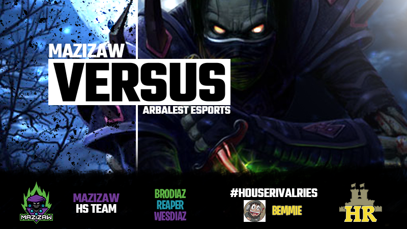 MazizawE's tweet image. They are going at it again! Now round 6 vs Arbalest Esports, stop by - twitch.tv/ccgg_

If our team win tonight, they have higher chance of getting in top 6 for #HouseRivalries tournament!

Good luck @Mazizaw_Wesdiaz @Mazizaw_brodiaz