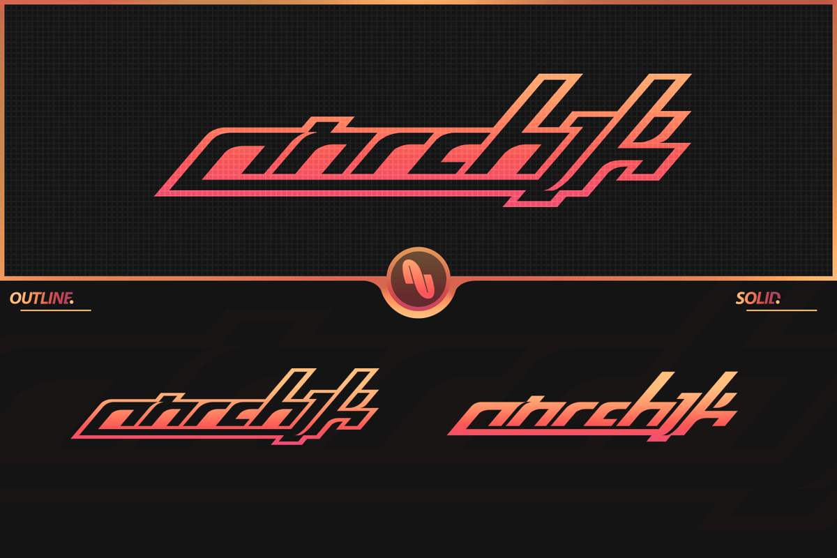 N4teL's tweet photo. Finally finished @Anrch1k typo/logo!
Likes and comments are appreciated!! https://t.co/blKtUiDF66