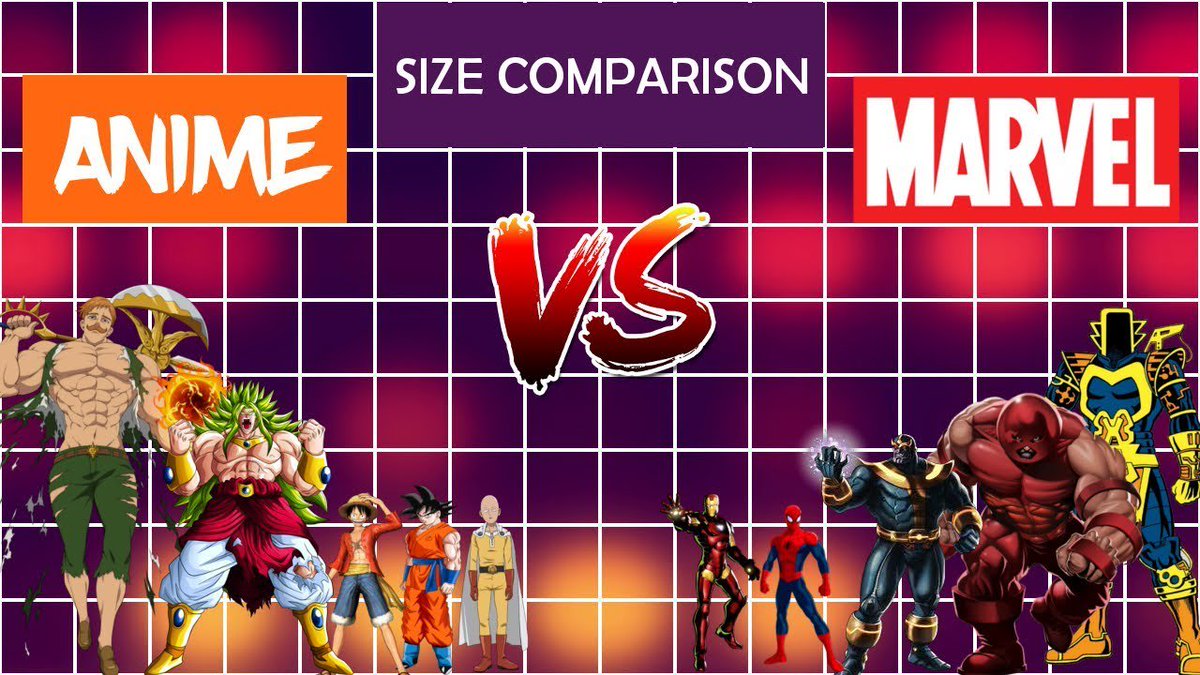 Cartoon Anime Team vs Marvel DC Team  Battles  Comic Vine